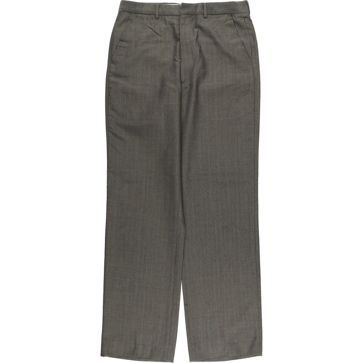 90'S Towncraft Striped Pattern Slacks, Men's, Size W32, Vintage unclear gray type Vintage Second Hand