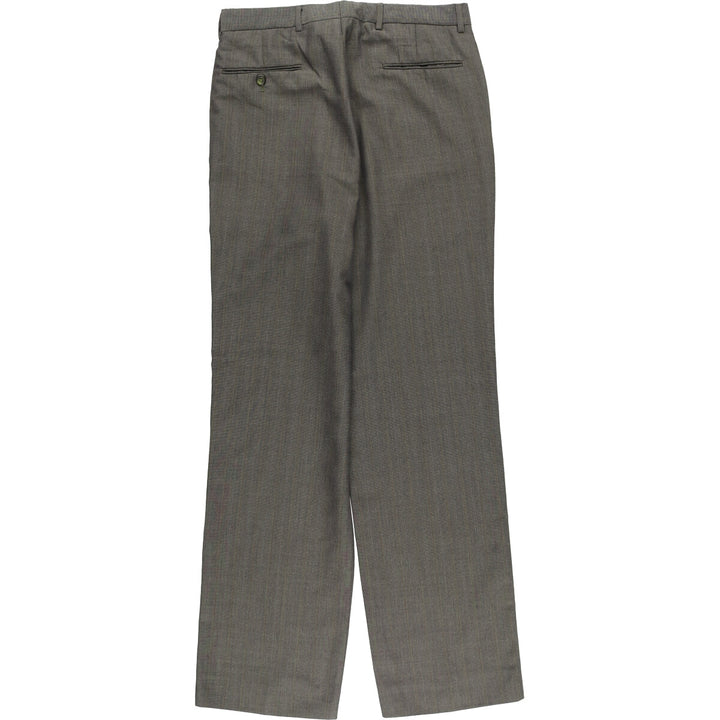 90'S Towncraft Striped Pattern Slacks, Men's, Size W32, Vintage unclear gray type Vintage Second Hand