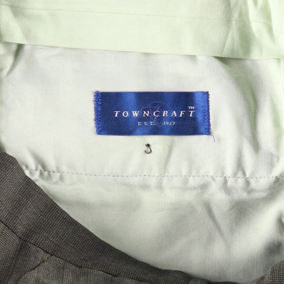 90'S Towncraft Striped Pattern Slacks, Men's, Size W32, Vintage unclear gray type Vintage Second Hand