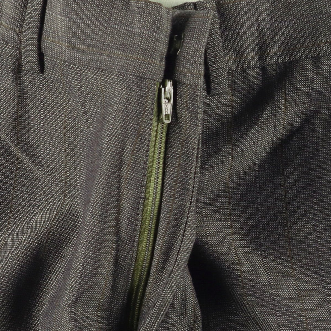 90'S Towncraft Striped Pattern Slacks, Men's, Size W32, Vintage unclear gray type Vintage Second Hand