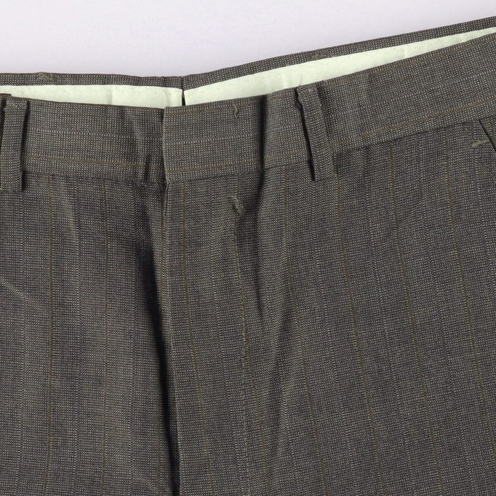 90'S Towncraft Striped Pattern Slacks, Men's, Size W32, Vintage unclear gray type Vintage Second Hand