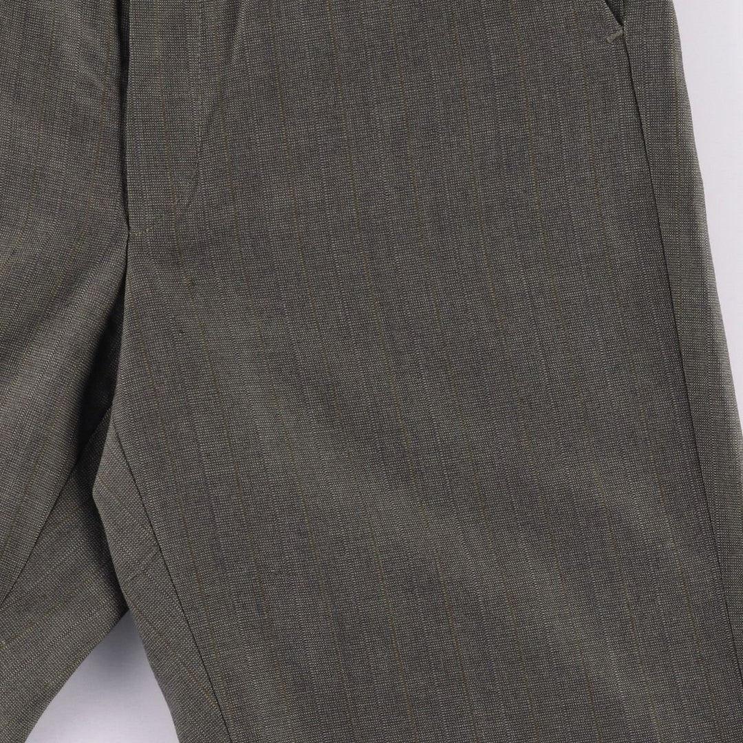 90'S Towncraft Striped Pattern Slacks, Men's, Size W32, Vintage unclear gray type Vintage Second Hand
