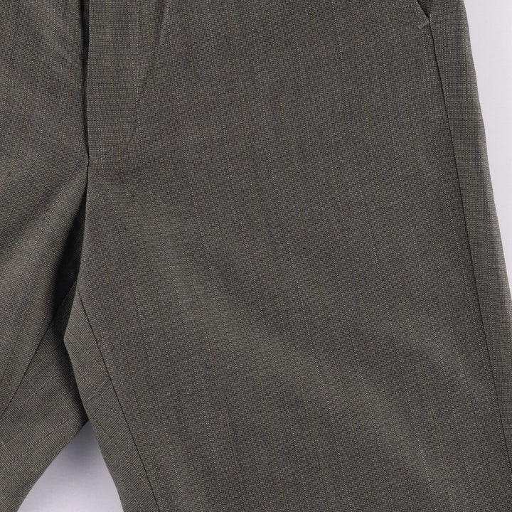 90'S Towncraft Striped Pattern Slacks, Men's, Size W32, Vintage unclear gray type Vintage Second Hand