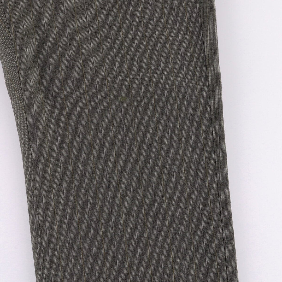 90'S Towncraft Striped Pattern Slacks, Men's, Size W32, Vintage unclear gray type Vintage Second Hand