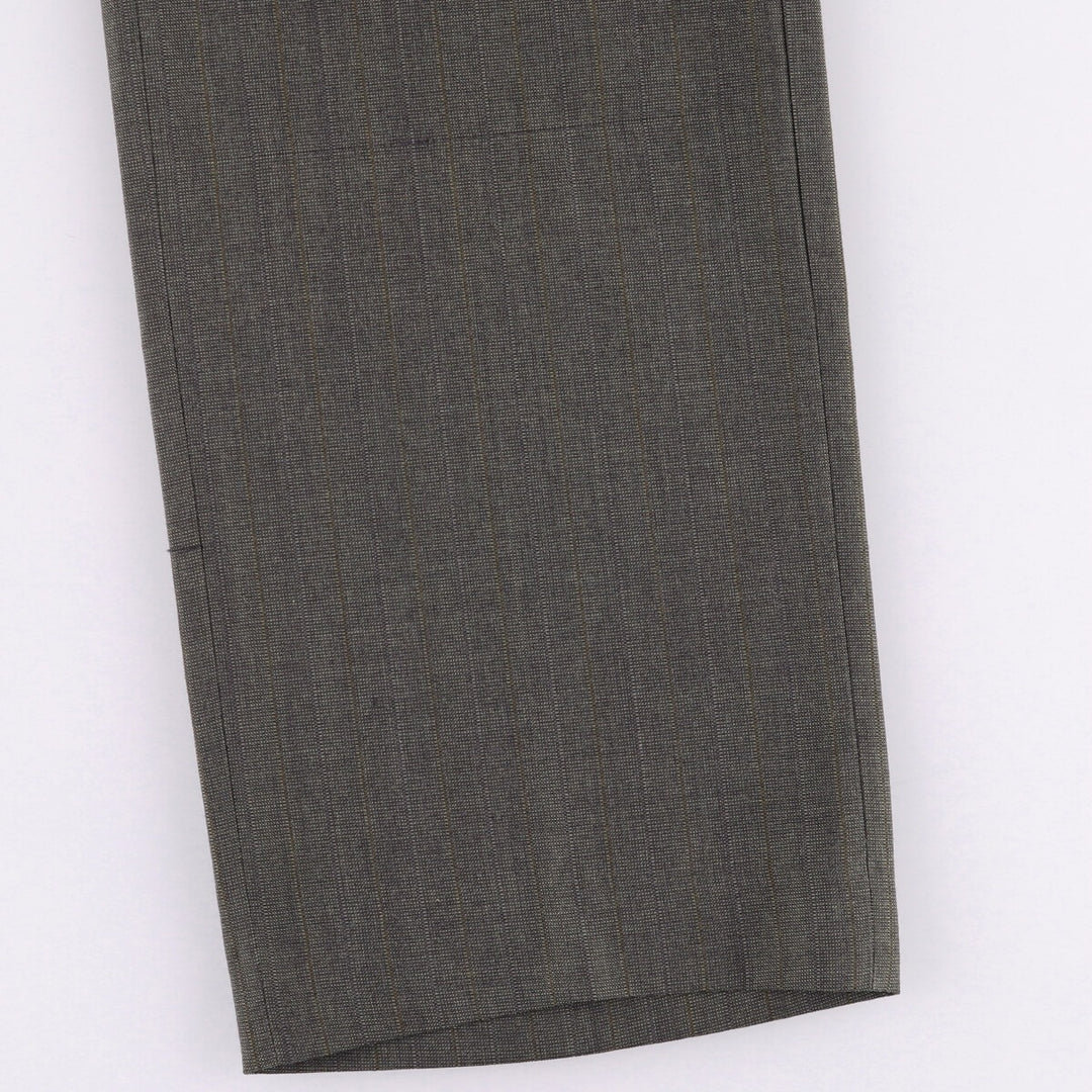 90'S Towncraft Striped Pattern Slacks, Men's, Size W32, Vintage unclear gray type Vintage Second Hand