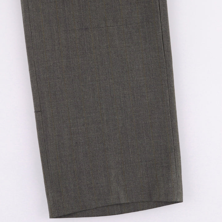 90'S Towncraft Striped Pattern Slacks, Men's, Size W32, Vintage unclear gray type Vintage Second Hand