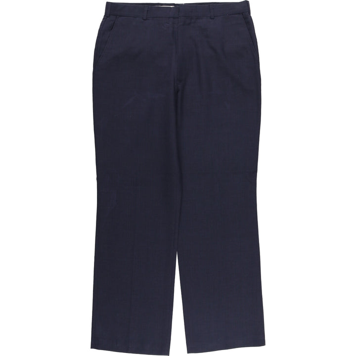 AUSTIN MANOR Men's Slacks, Size W35 unclear navy blue type Vintage Second Hand