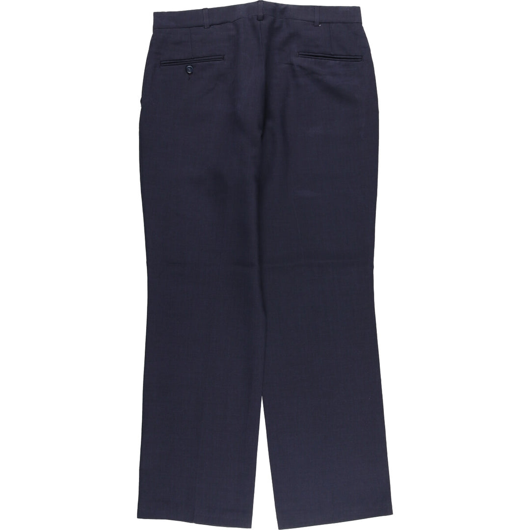 AUSTIN MANOR Men's Slacks, Size W35 unclear navy blue type Vintage Second Hand
