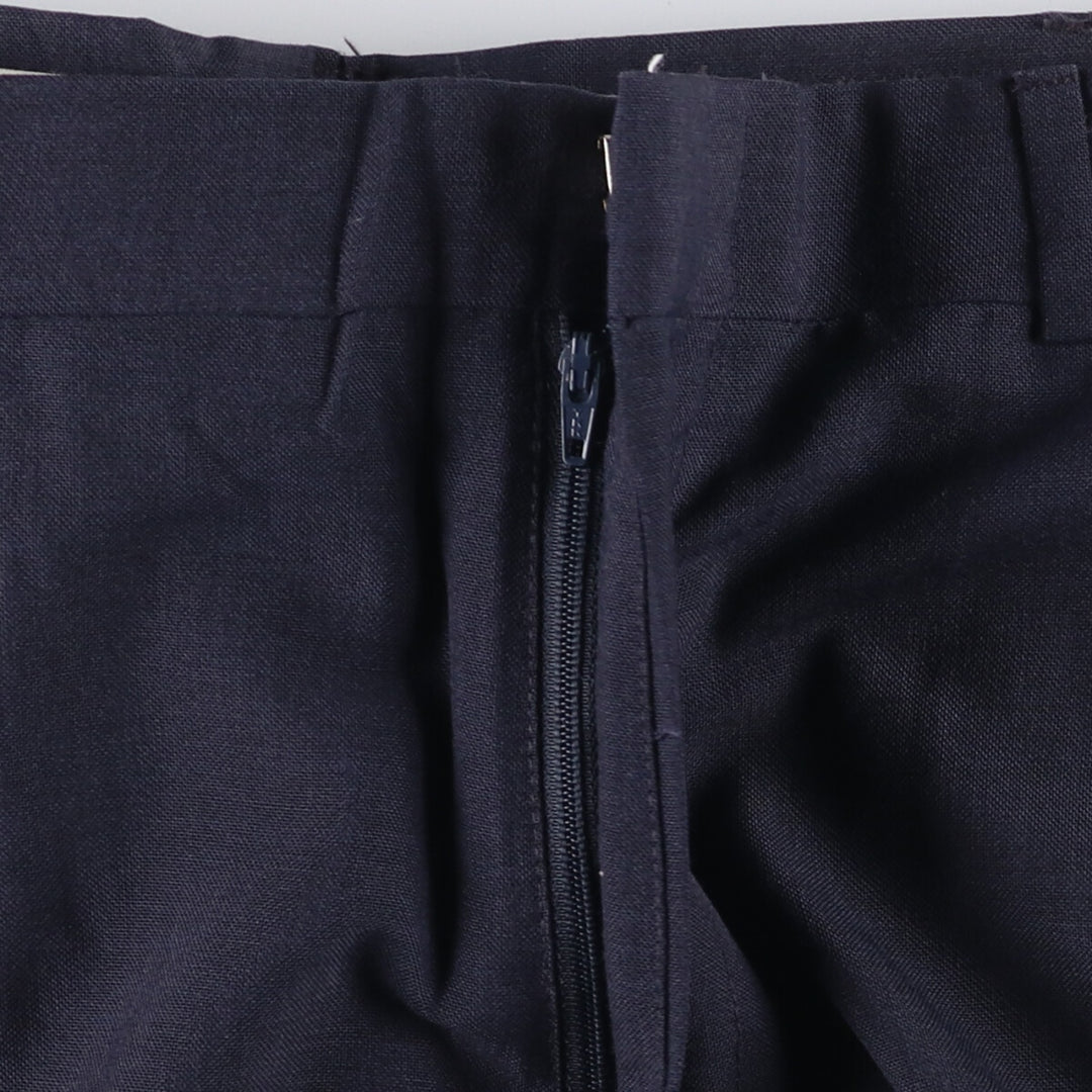 AUSTIN MANOR Men's Slacks, Size W35 unclear navy blue type Vintage Second Hand