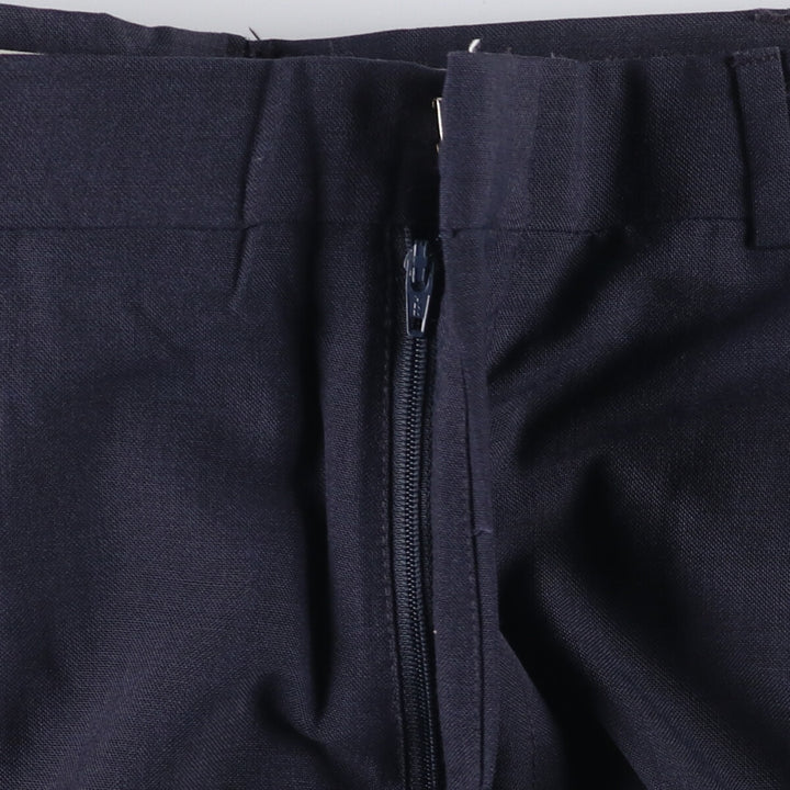 AUSTIN MANOR Men's Slacks, Size W35 unclear navy blue type Vintage Second Hand