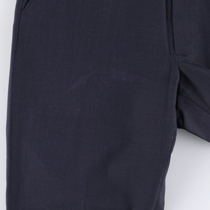 AUSTIN MANOR Men's Slacks, Size W35 unclear navy blue type Vintage Second Hand