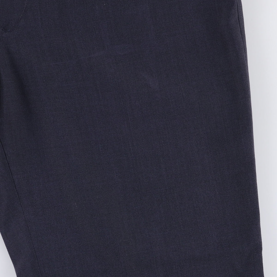 AUSTIN MANOR Men's Slacks, Size W35 unclear navy blue type Vintage Second Hand