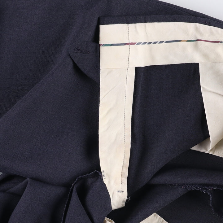 AUSTIN MANOR Men's Slacks, Size W35 unclear navy blue type Vintage Second Hand