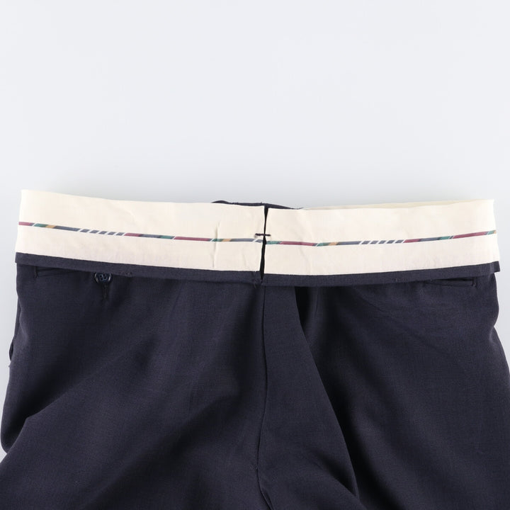 AUSTIN MANOR Men's Slacks, Size W35 unclear navy blue type Vintage Second Hand