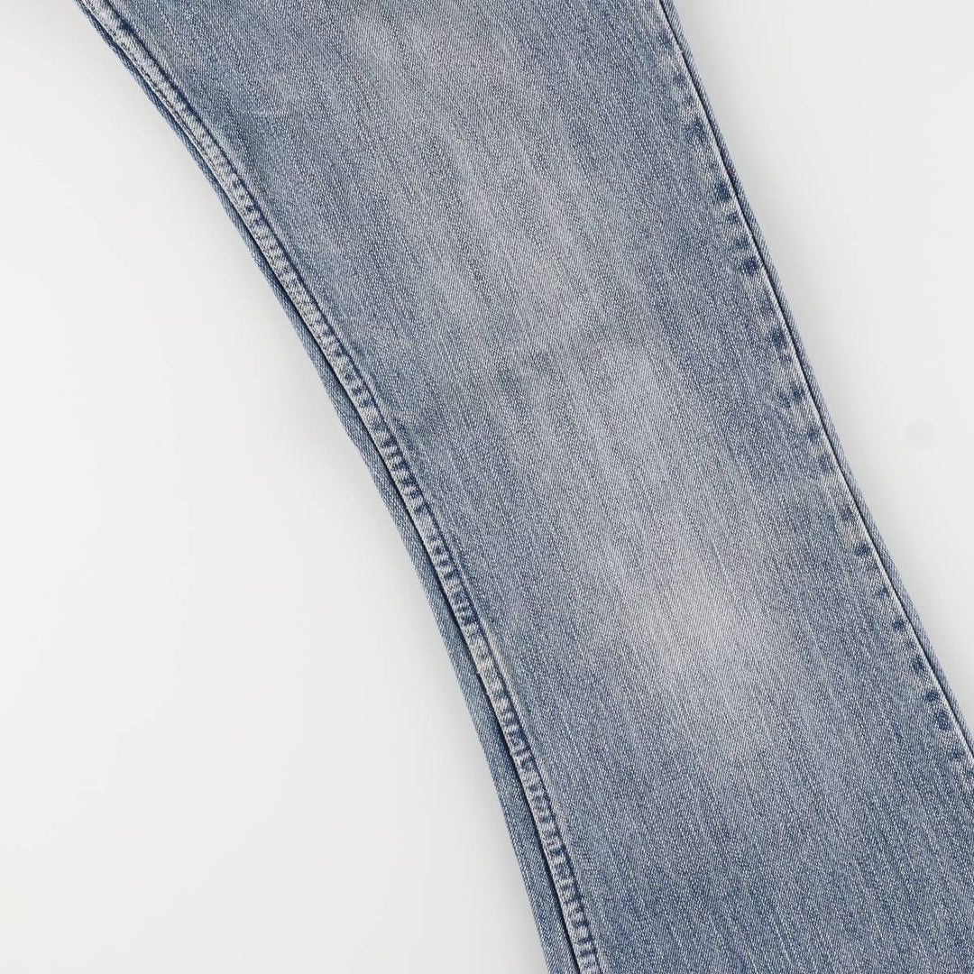 emonite Jeanswear Flare Cut Denim Pants, Women's Size L (W29) cotton blue type Vintage Second Hand