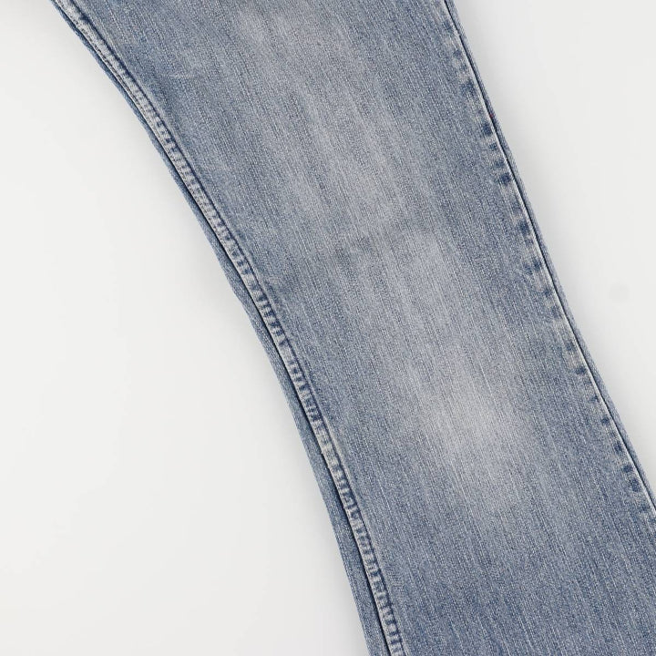 emonite Jeanswear Flare Cut Denim Pants, Women's Size L (W29) cotton blue type Vintage Second Hand