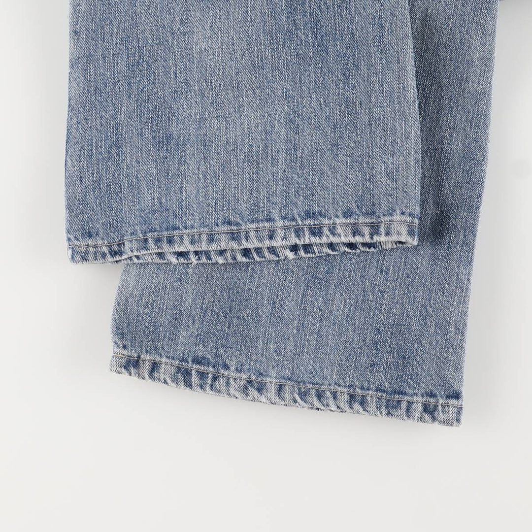 emonite Jeanswear Flare Cut Denim Pants, Women's Size L (W29) cotton blue type Vintage Second Hand