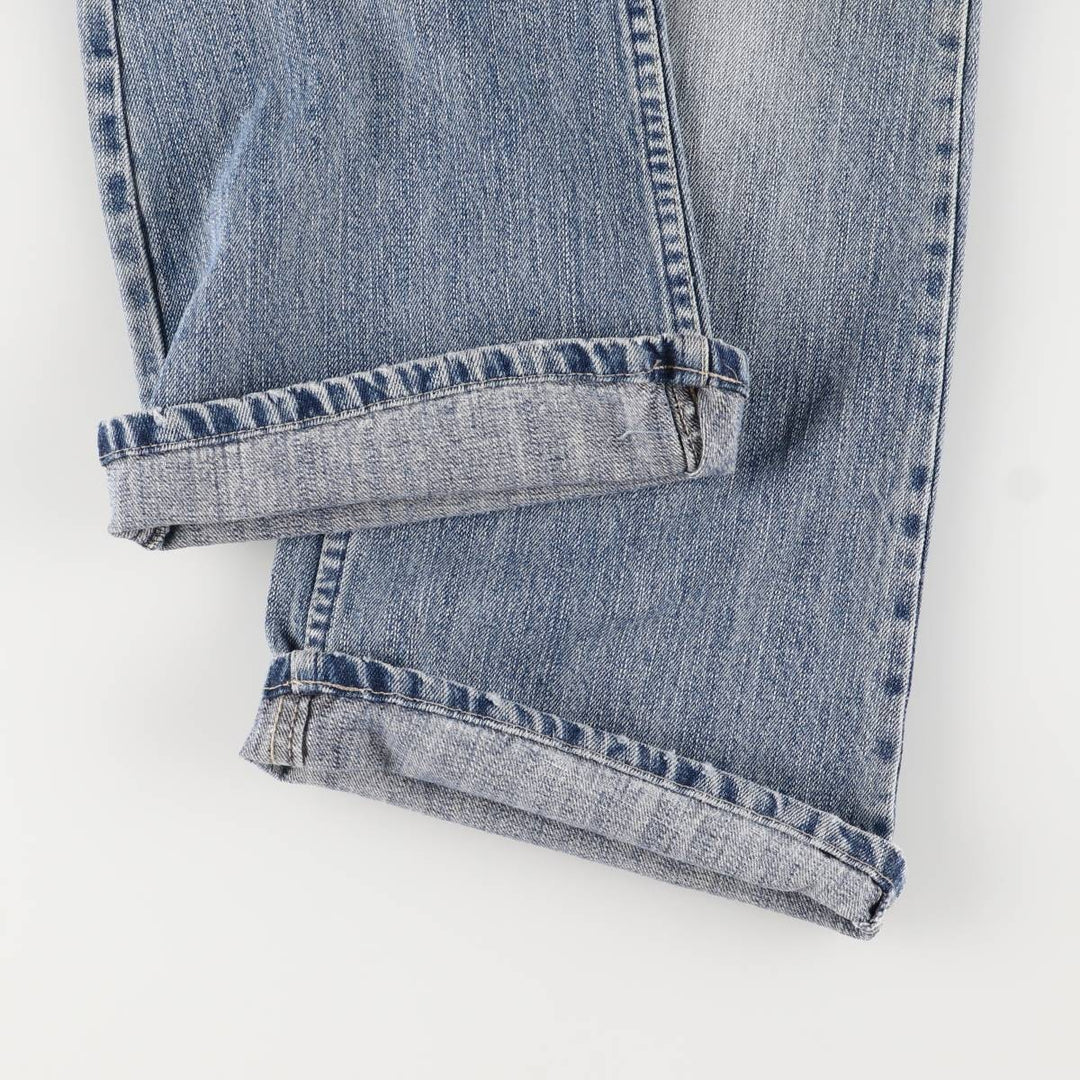 emonite Jeanswear Flare Cut Denim Pants, Women's Size L (W29) cotton blue type Vintage Second Hand