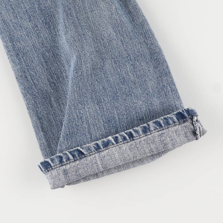 emonite Jeanswear Flare Cut Denim Pants, Women's Size L (W29) cotton blue type Vintage Second Hand