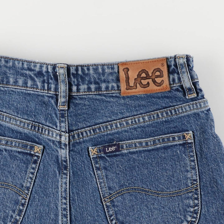 Lee High-Waisted Flare-Cut Denim Pants, Women's Size M (W26) cotton blue type Vintage Second Hand