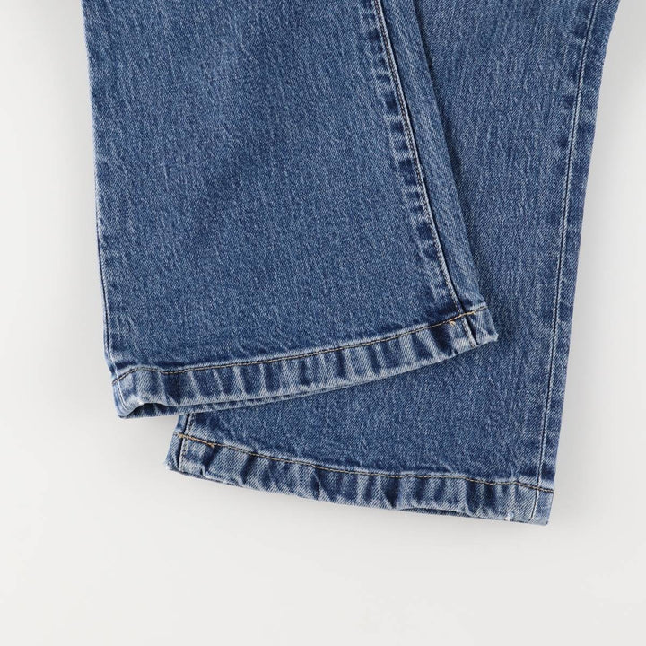 Lee High-Waisted Flare-Cut Denim Pants, Women's Size M (W26) cotton blue type Vintage Second Hand