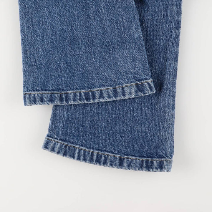 Lee High-Waisted Flare-Cut Denim Pants, Women's Size M (W26) cotton blue type Vintage Second Hand