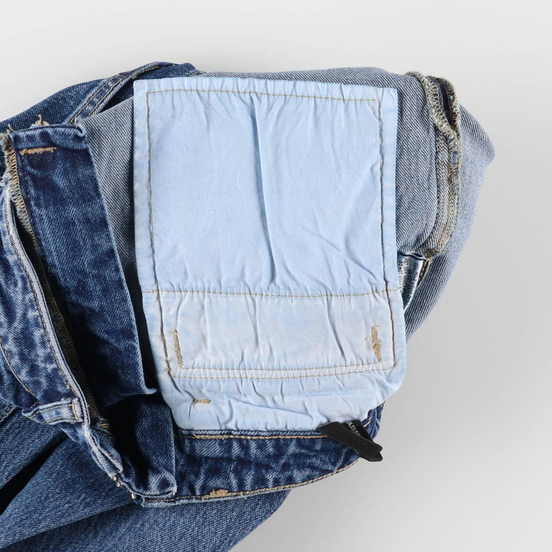 Lee High-Waisted Flare-Cut Denim Pants, Women's Size M (W26) cotton blue type Vintage Second Hand