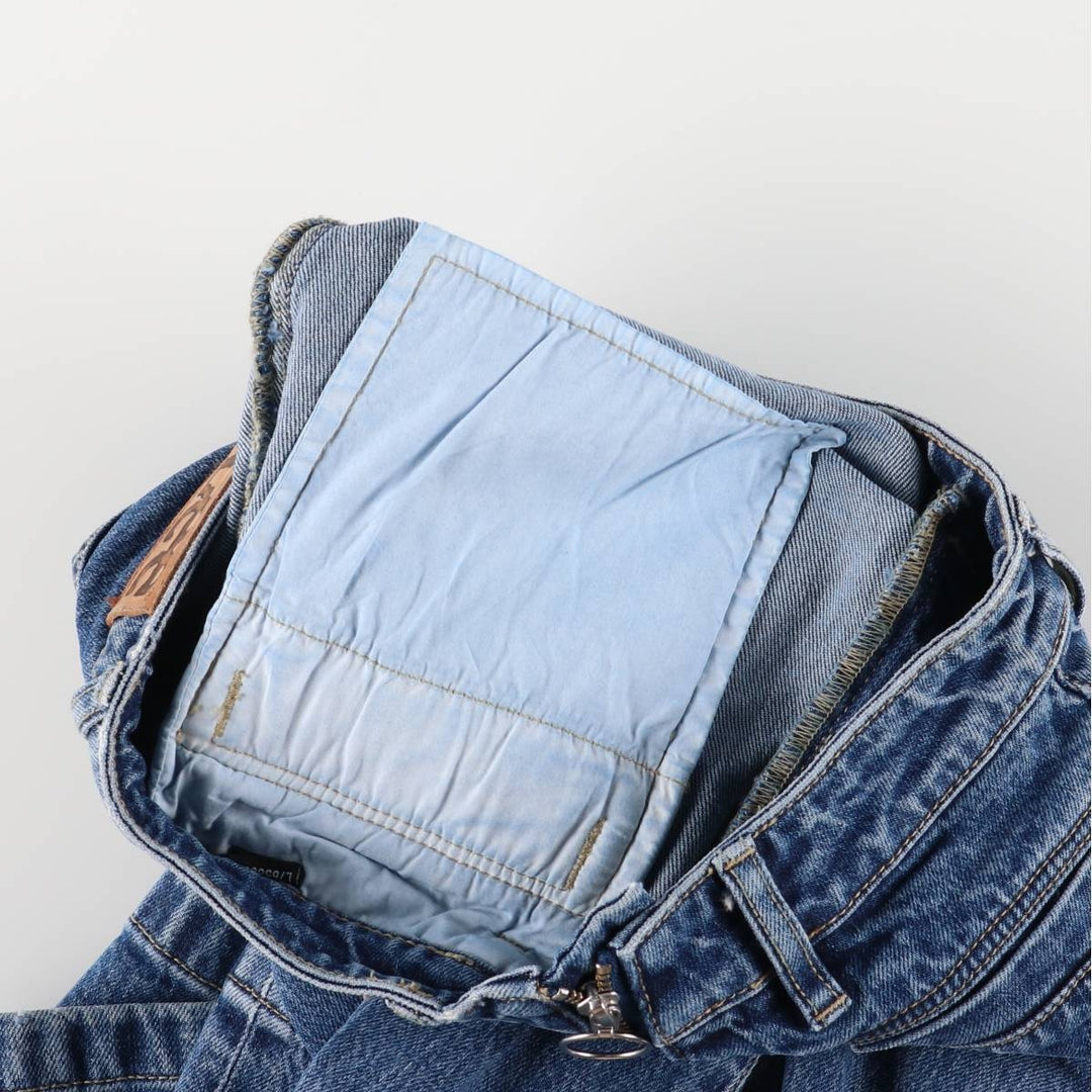 Lee High-Waisted Flare-Cut Denim Pants, Women's Size M (W26) cotton blue type Vintage Second Hand