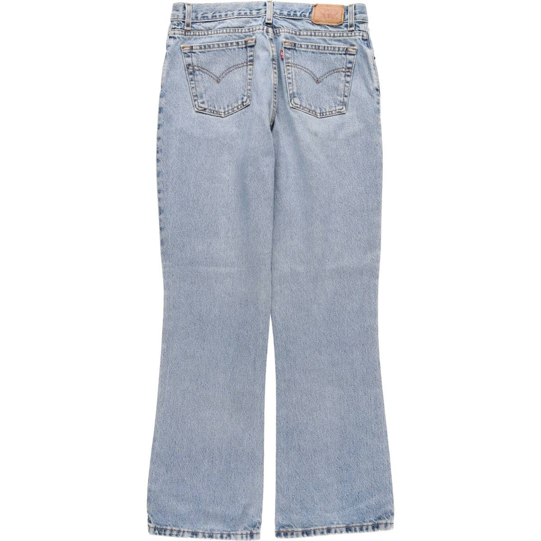 2000'S Levi's 517 Flare Cut Denim Pants, Women's XL (W32) cotton blue type Vintage Second Hand