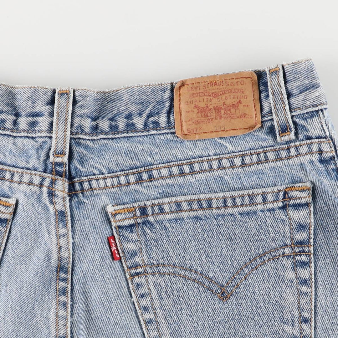 2000'S Levi's 517 Flare Cut Denim Pants, Women's XL (W32) cotton blue type Vintage Second Hand