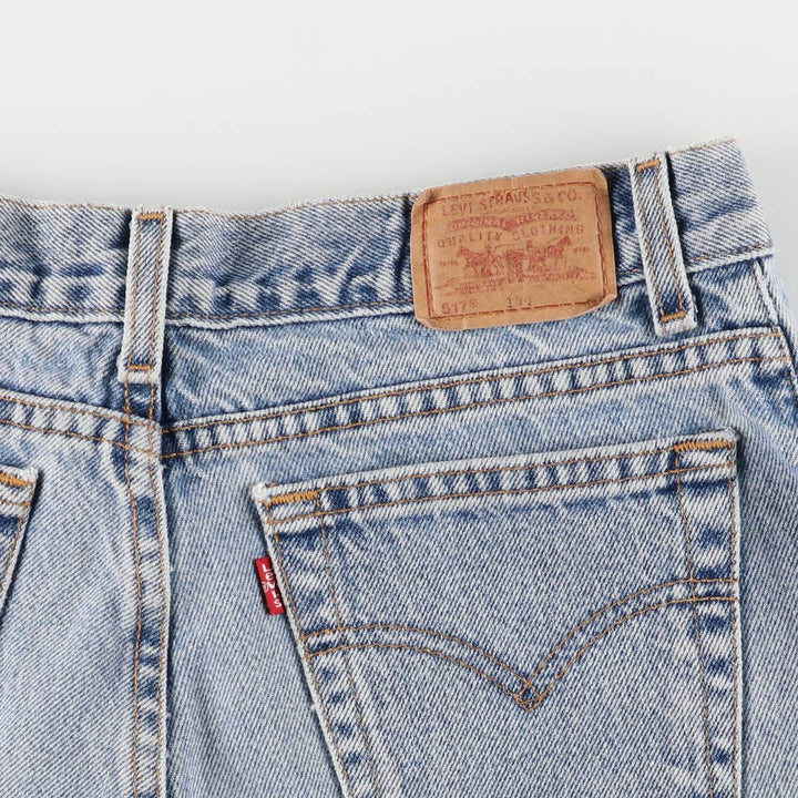 2000'S Levi's 517 Flare Cut Denim Pants, Women's XL (W32) cotton blue type Vintage Second Hand