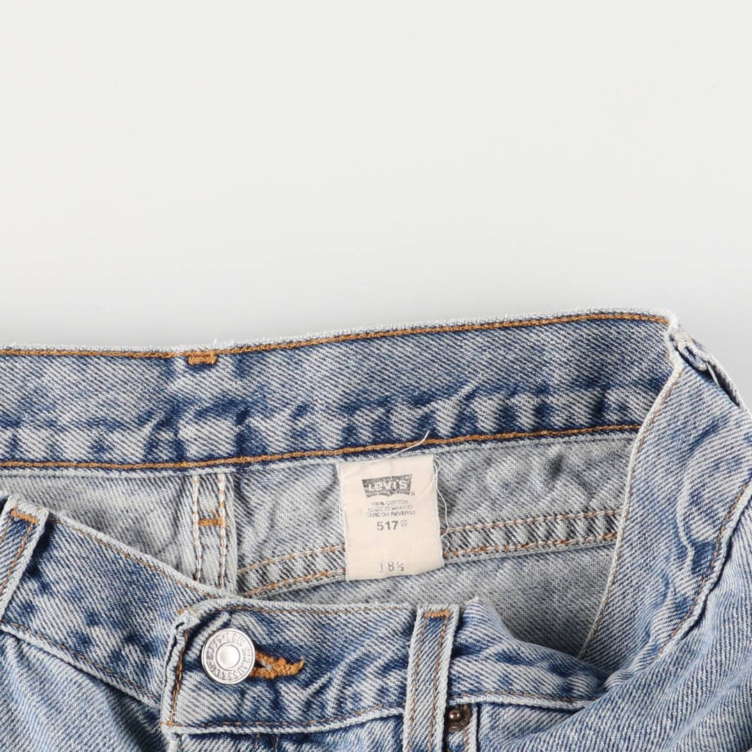 2000'S Levi's 517 Flare Cut Denim Pants, Women's XL (W32) cotton blue type Vintage Second Hand