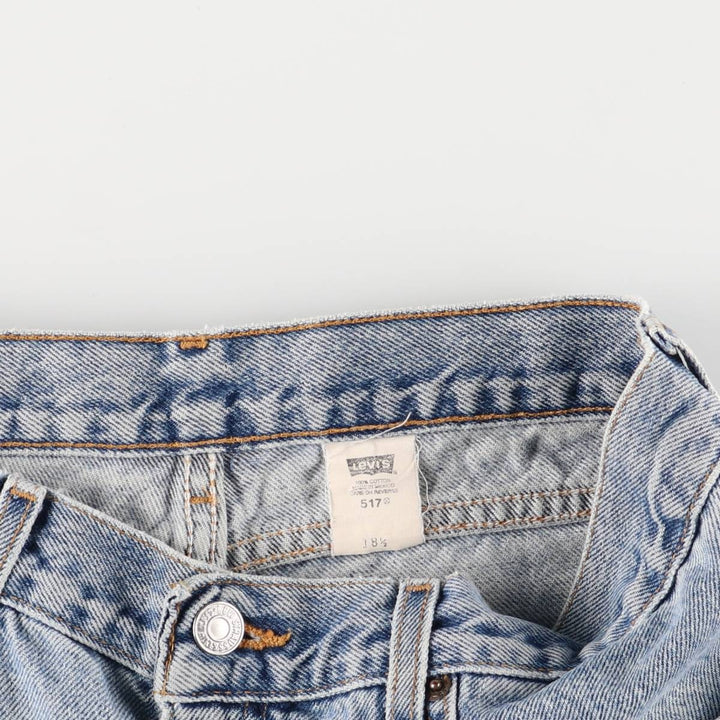 2000'S Levi's 517 Flare Cut Denim Pants, Women's XL (W32) cotton blue type Vintage Second Hand