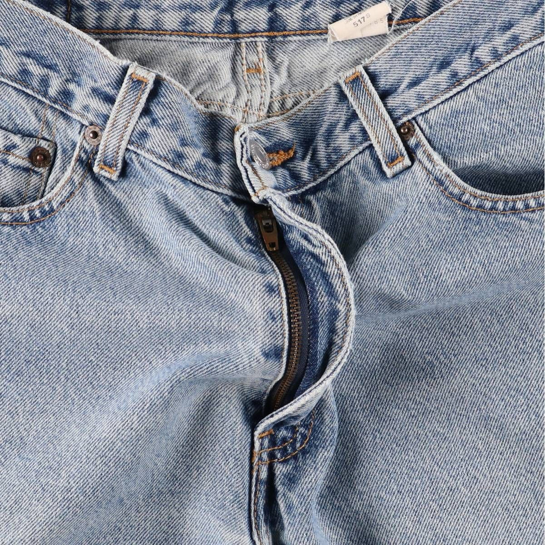 2000'S Levi's 517 Flare Cut Denim Pants, Women's XL (W32) cotton blue type Vintage Second Hand