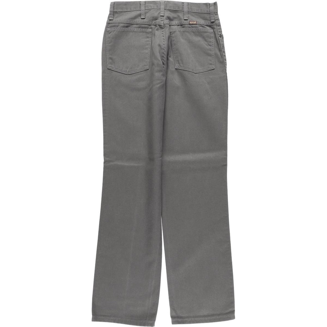 Vintage 1980'S Rustler Men's Regular Fit Straight Denim Pants, Made in USA, Size W29 unclear gray type Vintage Second Hand
