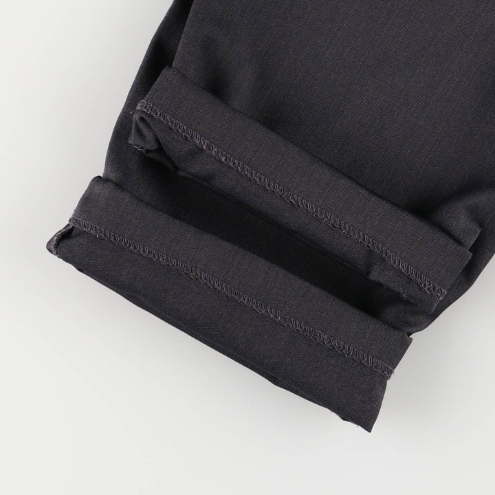 Pierre Cardin Two-pleat Slacks, Women's Size L (W29) polyester Charcoal Vintage Second Hand