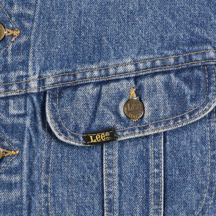 Vintage 90'S Lee Riders cut-off denim vest, made in the USA, size L, men's cotton blue type Vintage Second Hand