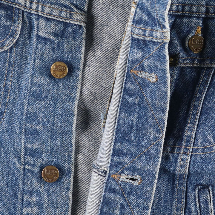 Vintage 90'S Lee Riders cut-off denim vest, made in the USA, size L, men's cotton blue type Vintage Second Hand