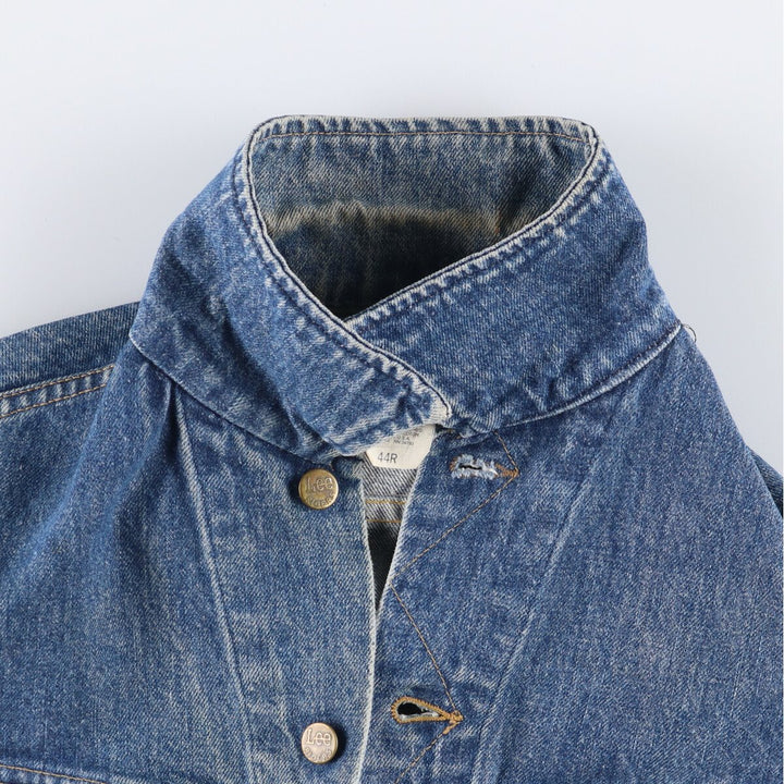 Vintage 90'S Lee Riders cut-off denim vest, made in the USA, size L, men's cotton blue type Vintage Second Hand