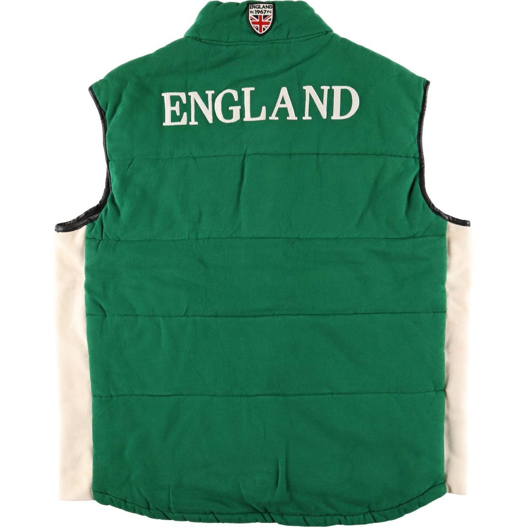 Ralph Lauren POLO by Ralph Lauren padded vest, men's size XXL cotton green type Vintage Second Hand