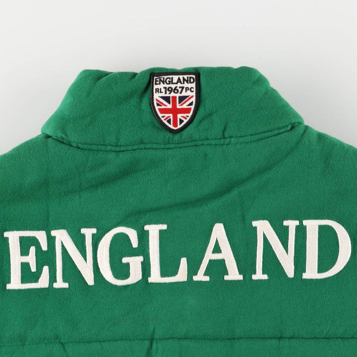 Ralph Lauren POLO by Ralph Lauren padded vest, men's size XXL cotton green type Vintage Second Hand