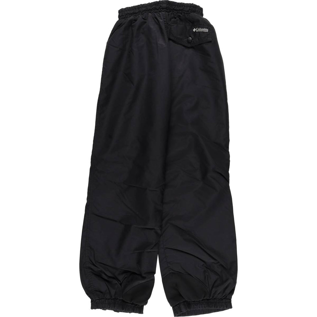 90'S Vintage Columbia Nylon Pants, Women's Size Small Nylon black type Vintage Second Hand
