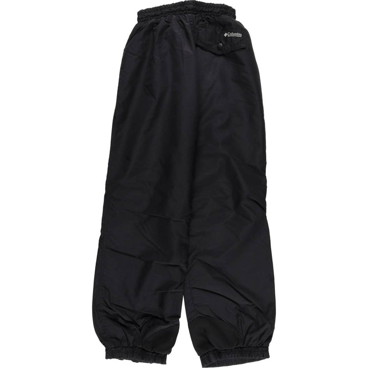 90'S Vintage Columbia Nylon Pants, Women's Size Small Nylon black type Vintage Second Hand