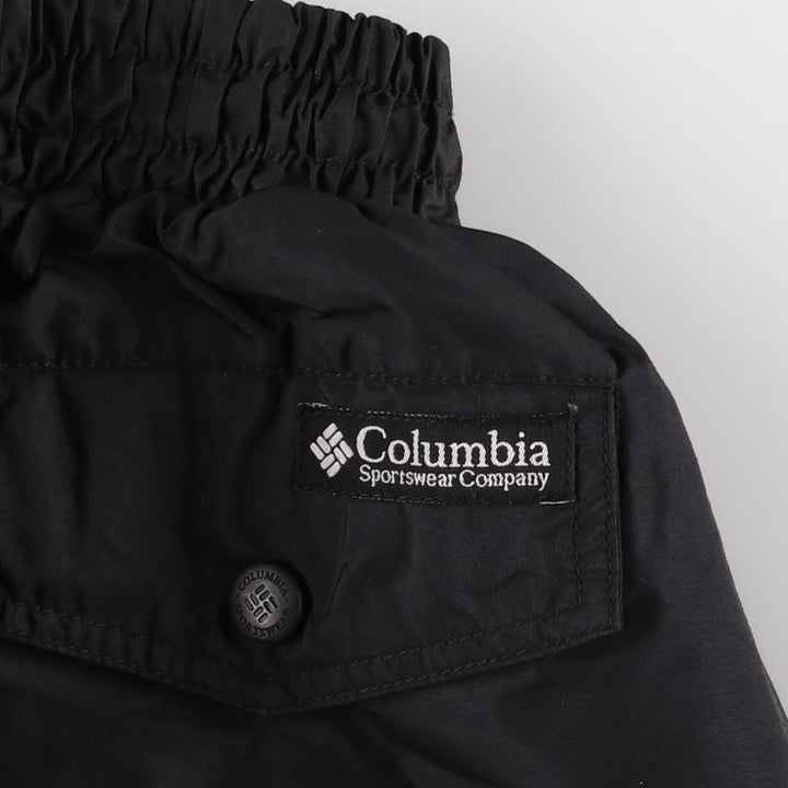 90'S Vintage Columbia Nylon Pants, Women's Size Small Nylon black type Vintage Second Hand