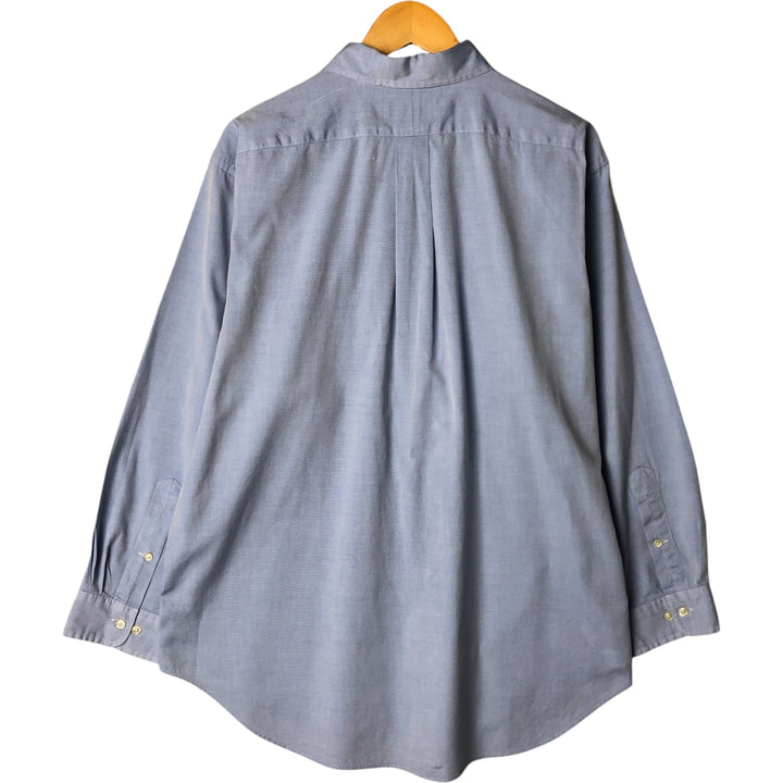 Ralph Lauren Classic Fit Long Sleeve Button Down Shirt Men's XL cotton Blue type light blue Vintage Second Hand