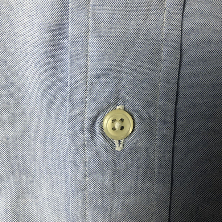 Ralph Lauren YARMOUTH long sleeve button down shirt, men's size L cotton Blue type light blue Vintage Second Hand