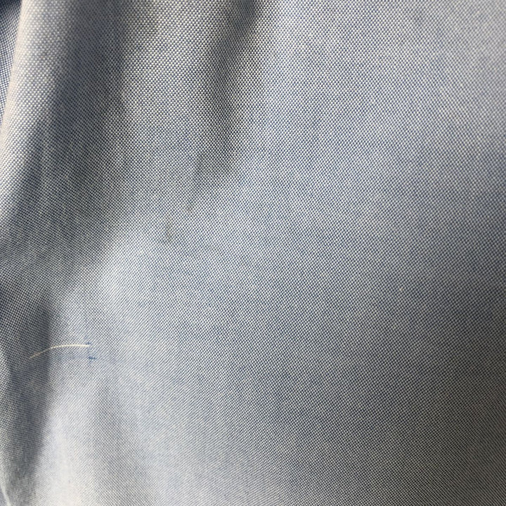 Ralph Lauren POLO by Ralph Lauren REGENT Wide collar long sleeve cotton shirt Men's L size cotton Blue type light blue Vintage Second Hand
