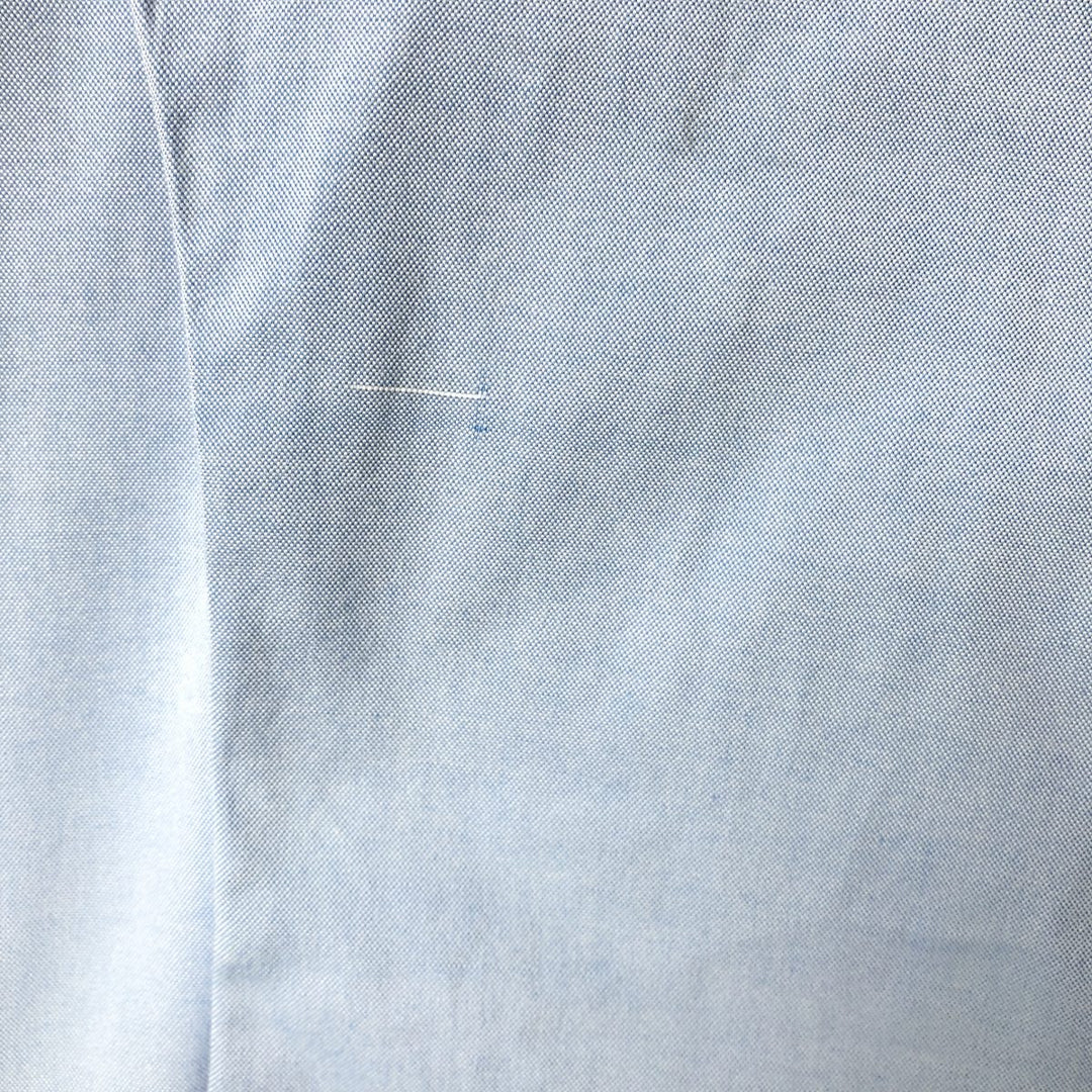 Ralph Lauren POLO by Ralph Lauren REGENT Wide collar long sleeve cotton shirt Men's L size cotton Blue type light blue Vintage Second Hand