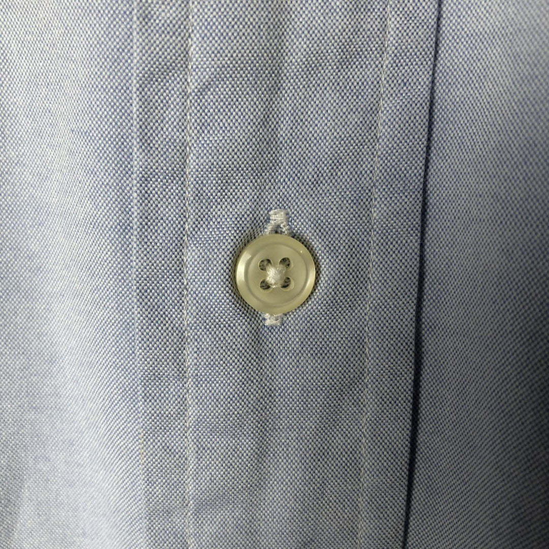 Ralph Lauren YARMOUTH long sleeve button down shirt, men's size L cotton Blue type light blue Vintage Second Hand