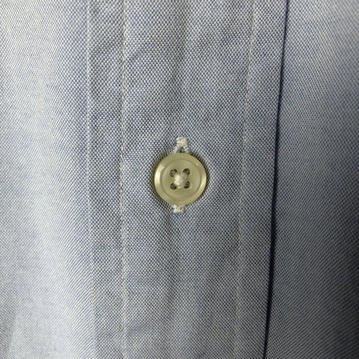 Ralph Lauren YARMOUTH long sleeve button down shirt, men's size L cotton Blue type light blue Vintage Second Hand